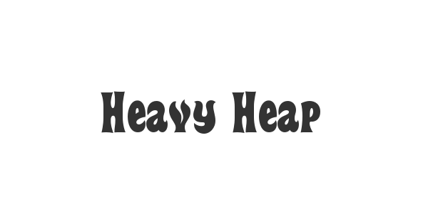 Heavy Heap font thumb